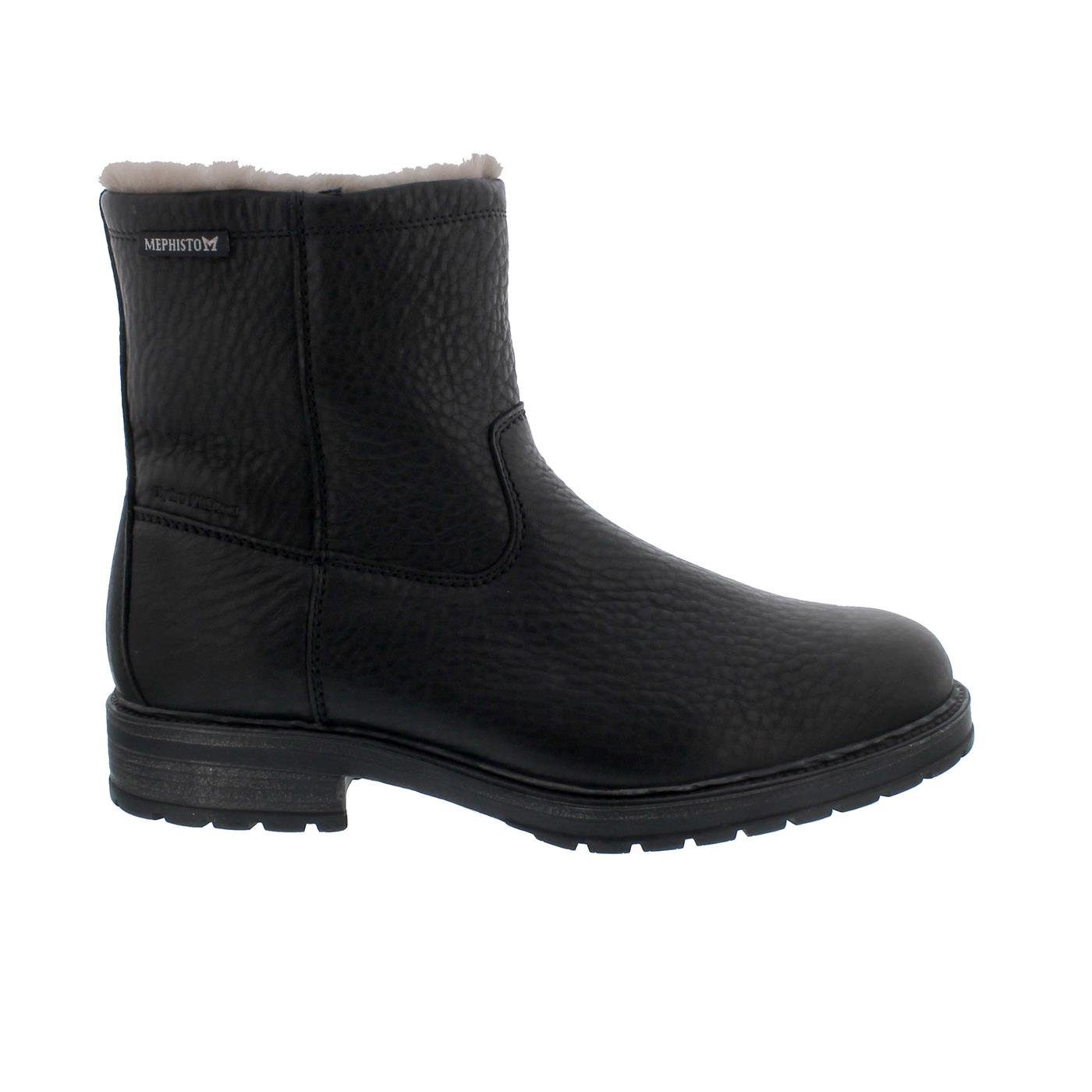 Mephisto LEONARDO Bootie - Reißverschluss, Montana, black, Warmfutter, Schlupfstiefel