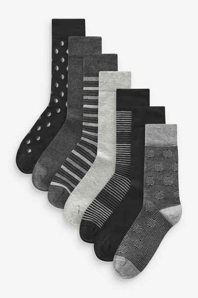 Next Kurzsocken Herrensocken mit hohem Baumwollanteil, 7er-Pack (7-Paar)