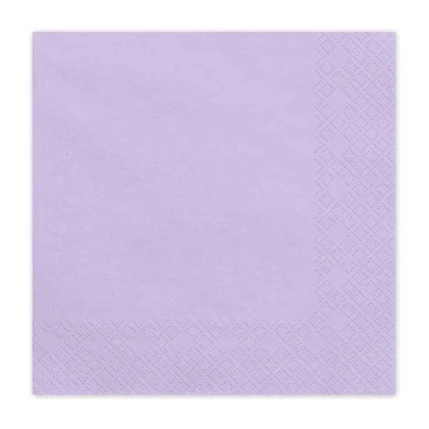 partydeco Papierserviette Servietten Uni 20Stk./33x33cm, Flieder