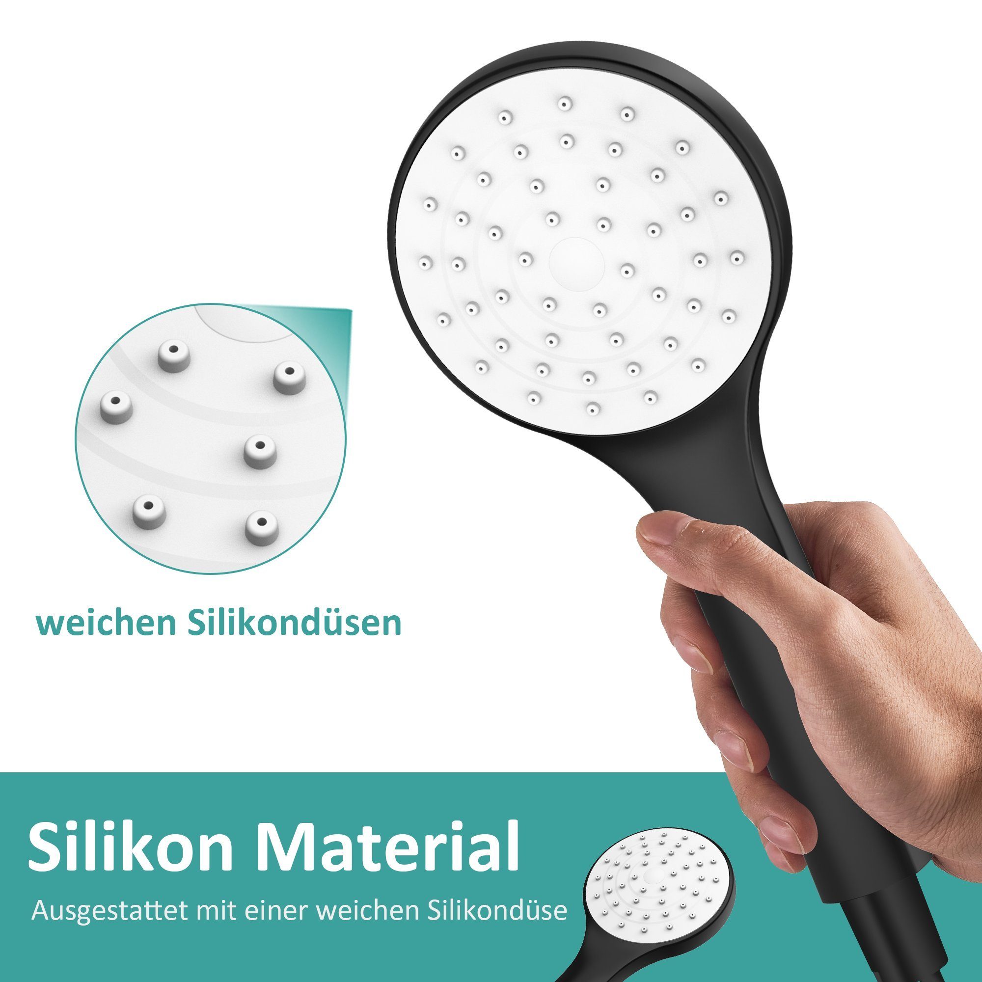 EMKE Brausegarnitur Brausestangenset mit Handbrause und günstig online kaufen