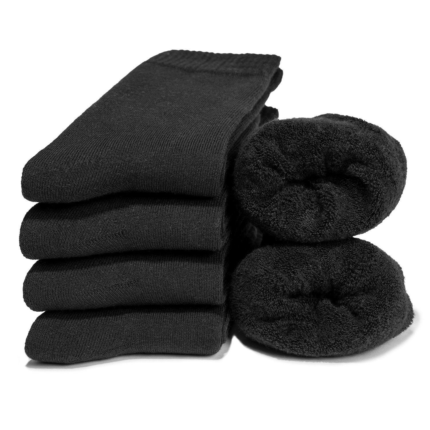 OCCULTO Norwegersocken Herren Thermosocken 6er Pack (Modell: Bille) (6-Paar) Blk