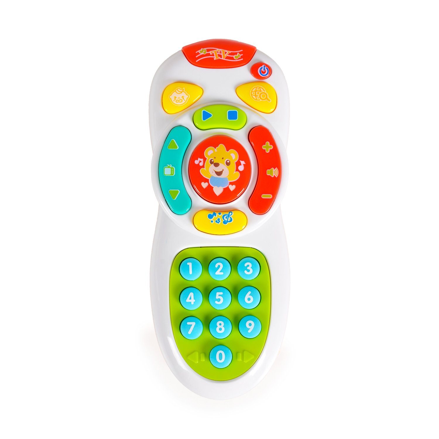 Moni Spielzeug-Musikinstrument Kinder Musik Telefon Smart, Remote YL5047  Tasten, Musik, Lichteffekte