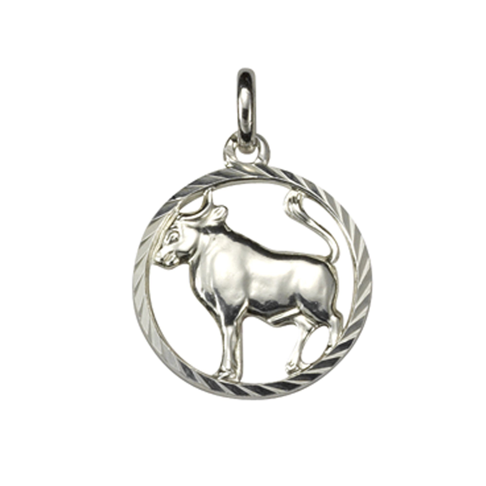 Kettenanhänger 925/- Sterling Silber Sternzeichen Stier