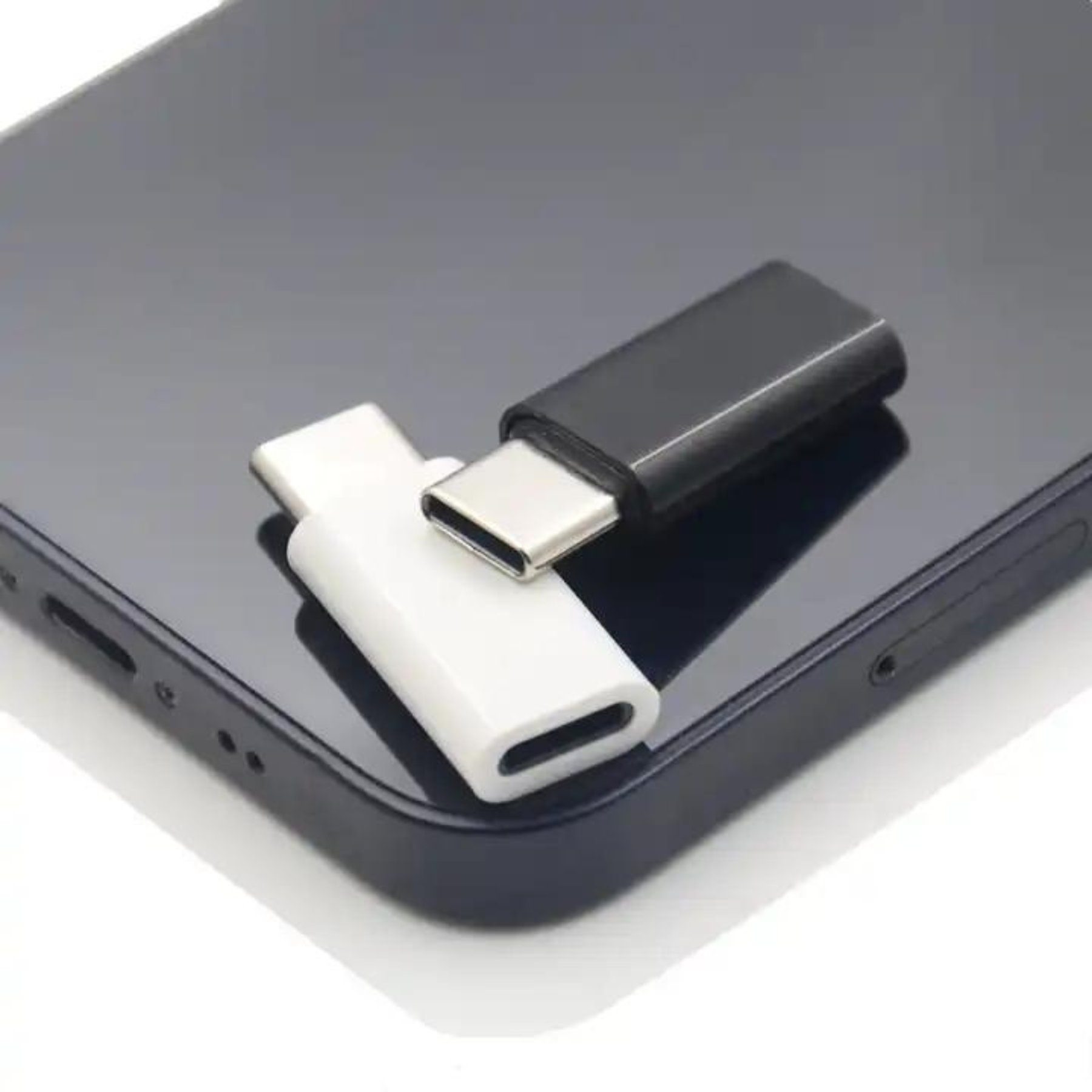 Alpha Electronics USB C zu Iphone Adapter zu USB C, 8Pin, schwarz, leicht und kompakt