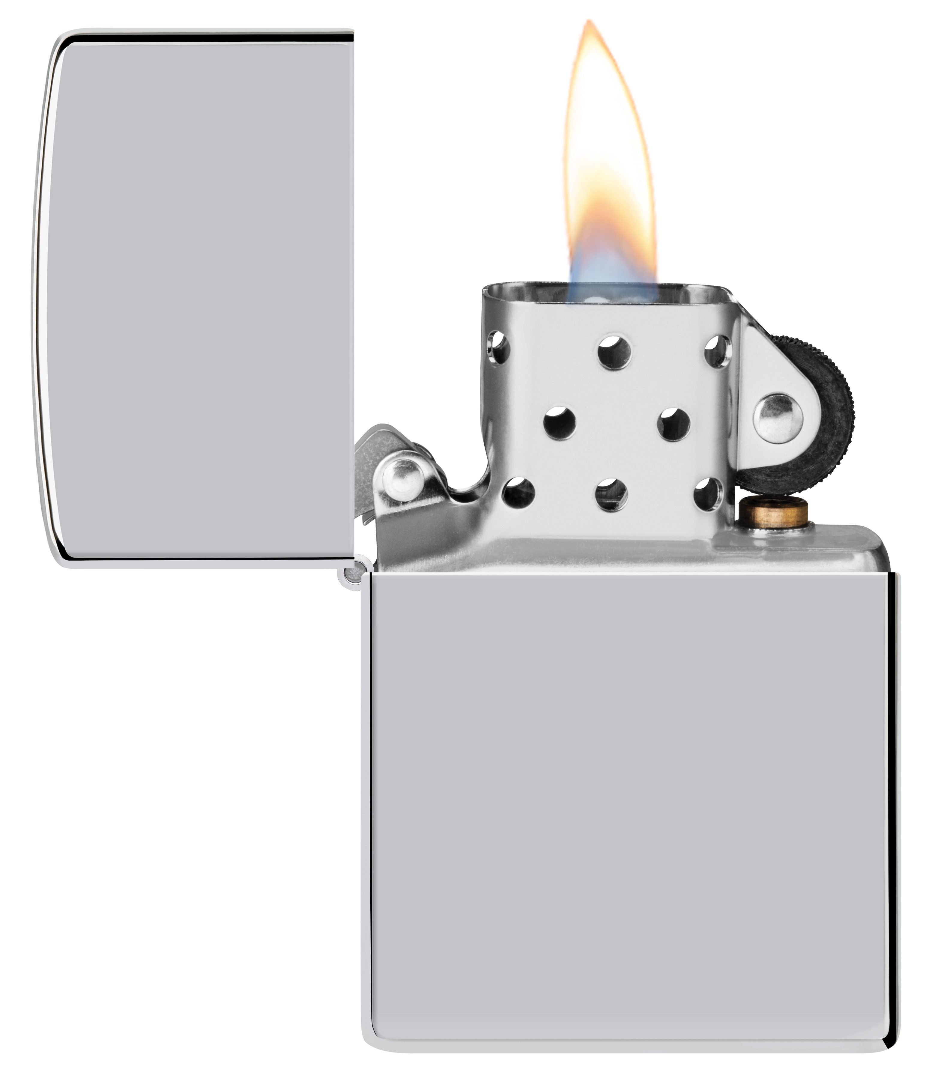 Zippo Feuerzeuge Zippo Sturmfeuerzeug - Base Model - Nachfüllbar Windfest Geschenkbox