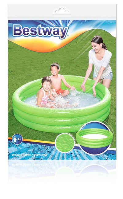BESTWAY Planschbecken »3-Ring Pool - Farbe: grün«