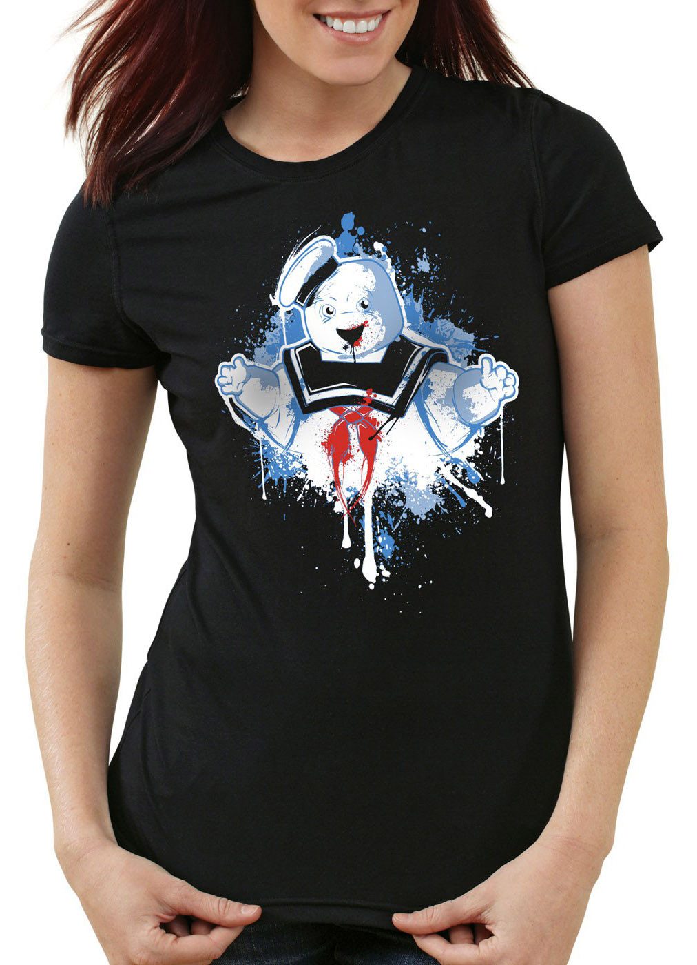 style3 T-Shirt Marshmallow geisterjäger schaumzucker ghostbusters slimer new york
