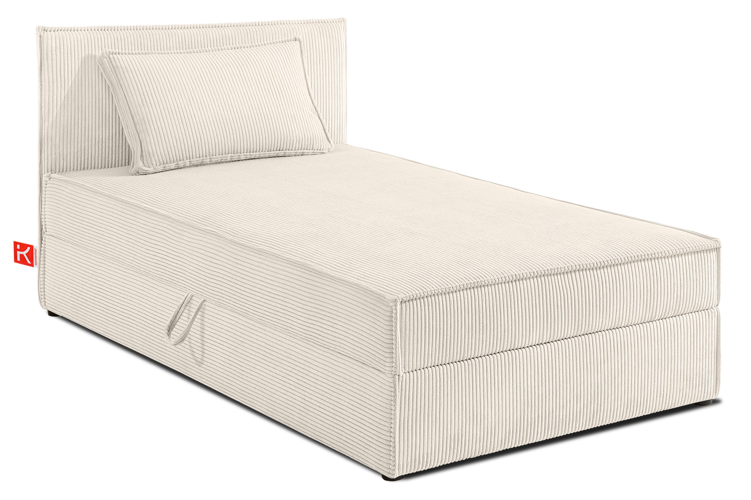 KONSIMO® Jugendbett Einzelbett, Polsterbett ROTI, Tagesbett günstig online kaufen