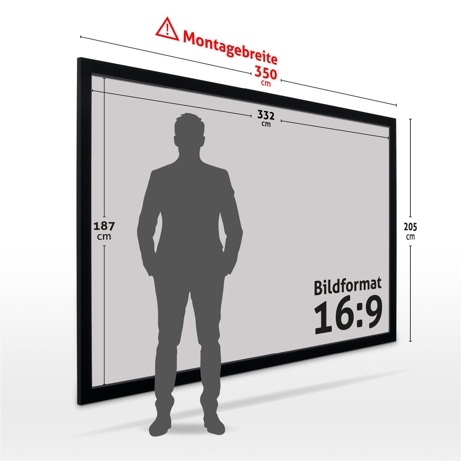 ESMART ESMART Germany Rahmen Leinwand Rahmenleinwand (Professional MIRALE)