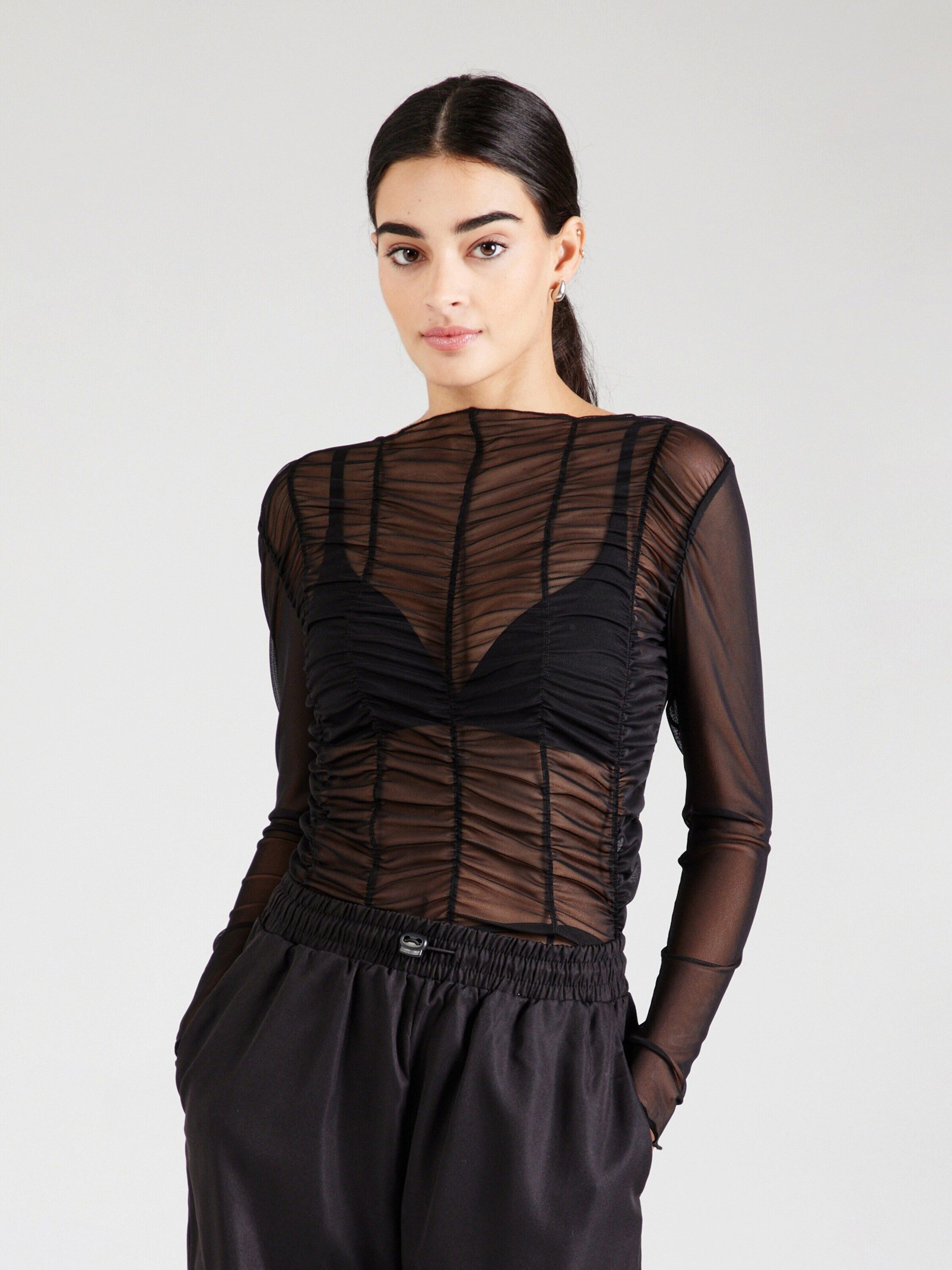 Noisy may Funktionsshirt NMJUDITH (1-tlg) Drapiert/gerafft günstig online kaufen