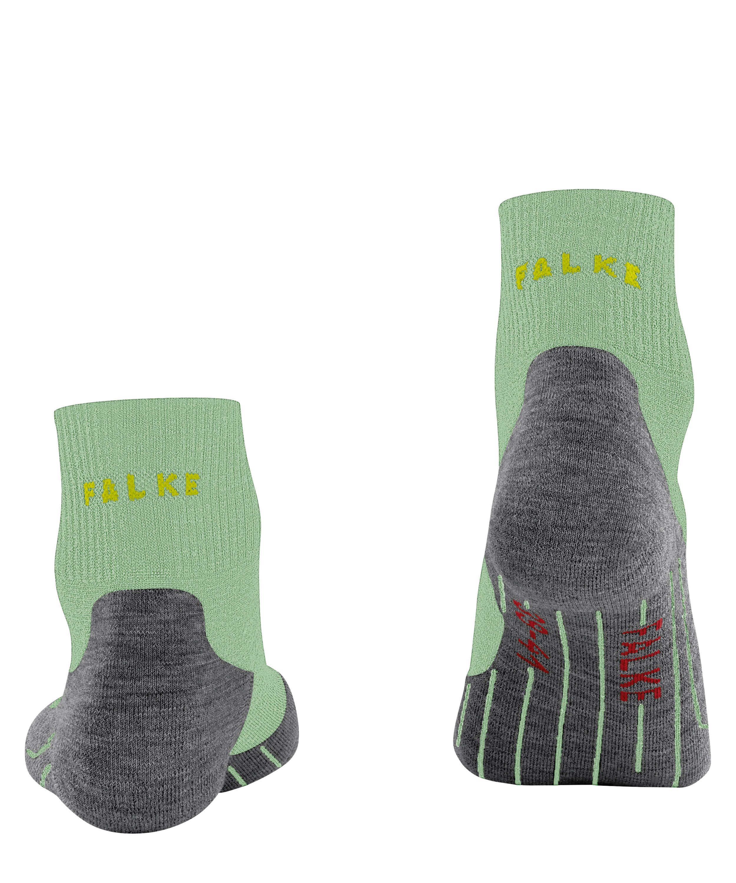 TK5 Short für (7378) Wander Wandersocken quiet (1-Paar) und bequem green Leicht Freizeitwanderungen FALKE