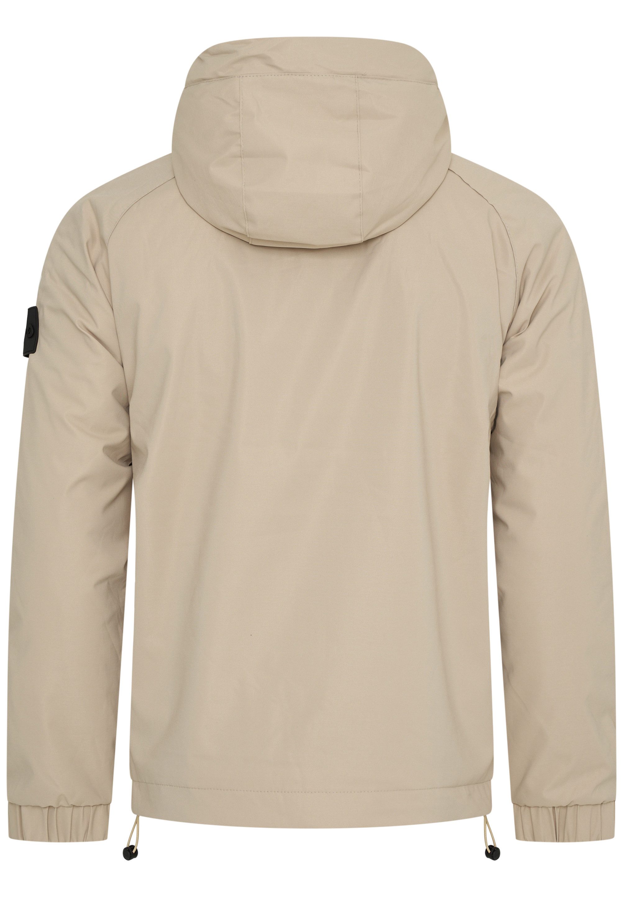 SOULSTAR Steppjacke S2MALBUN Herren leichte Field-Jacket mit Kapuze Fleece gefütterte Outdoor-Jacke