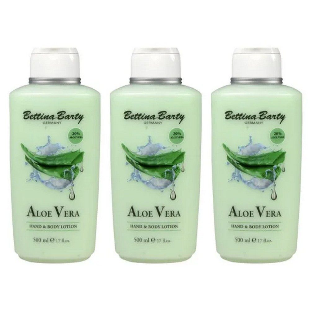 Bettina Barty Körpercreme Aloe Vera 3 x 500 ml