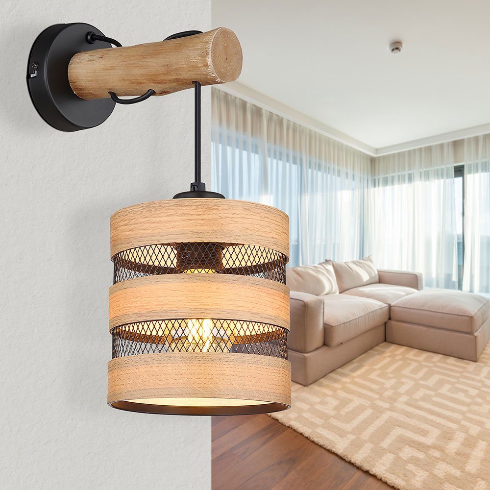 Wandleuchte, Leuchtmittel nicht Wandleuchte Globo Wohnzimmerlampe, inklusive, Moderne Wandlampe