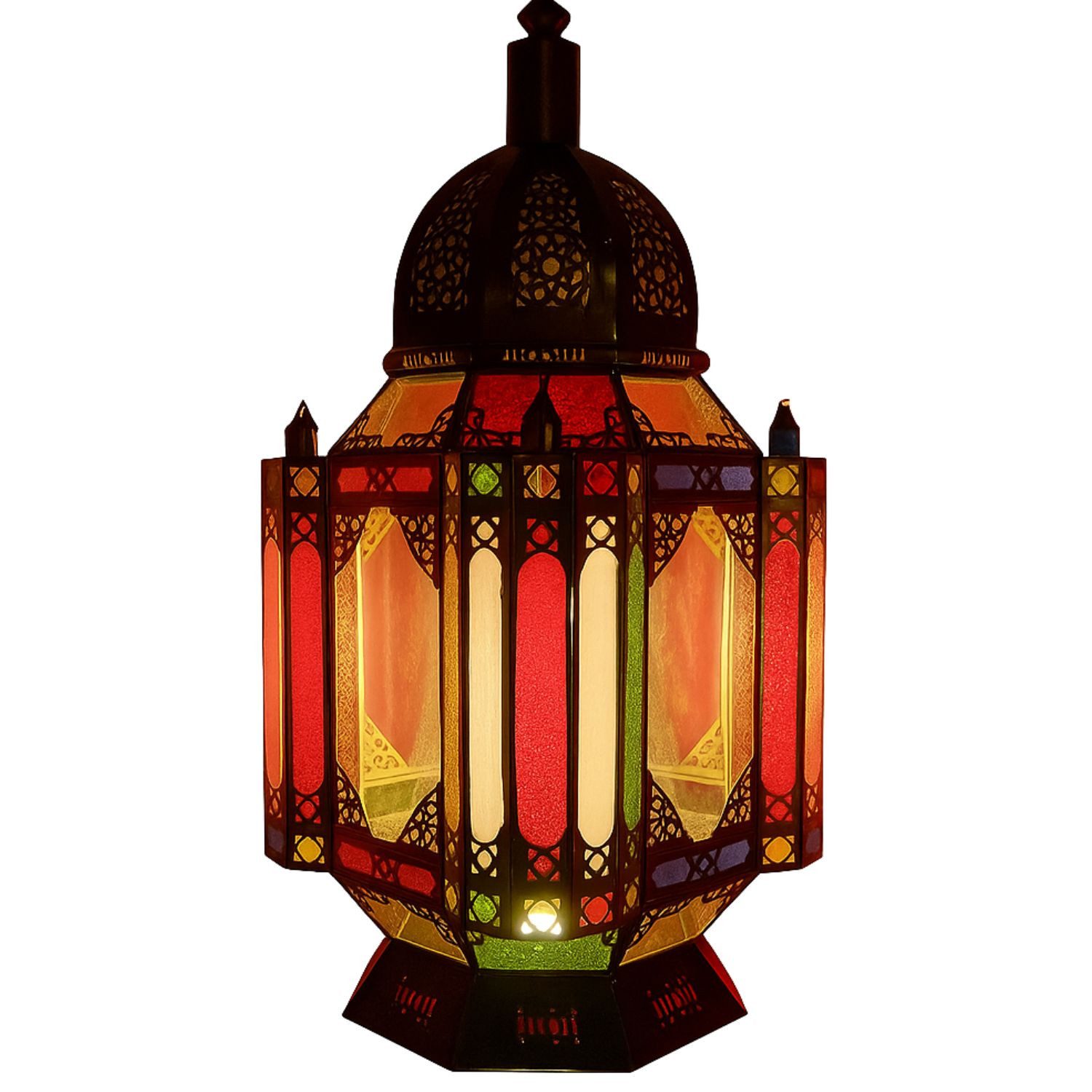 Marrakesch Orient & Mediterran Interior Pendelleuchte Orientalische grosse Königslampe Hängeleuchte Leuchte Moulati XL 100cm, Handarbeit