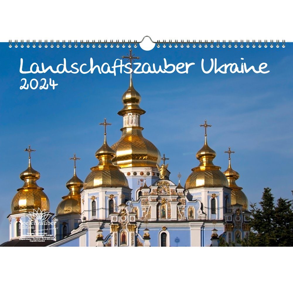 Seelenzauber Wandkalender Landschaftszauber Ukraine DIN A3 Kalender für