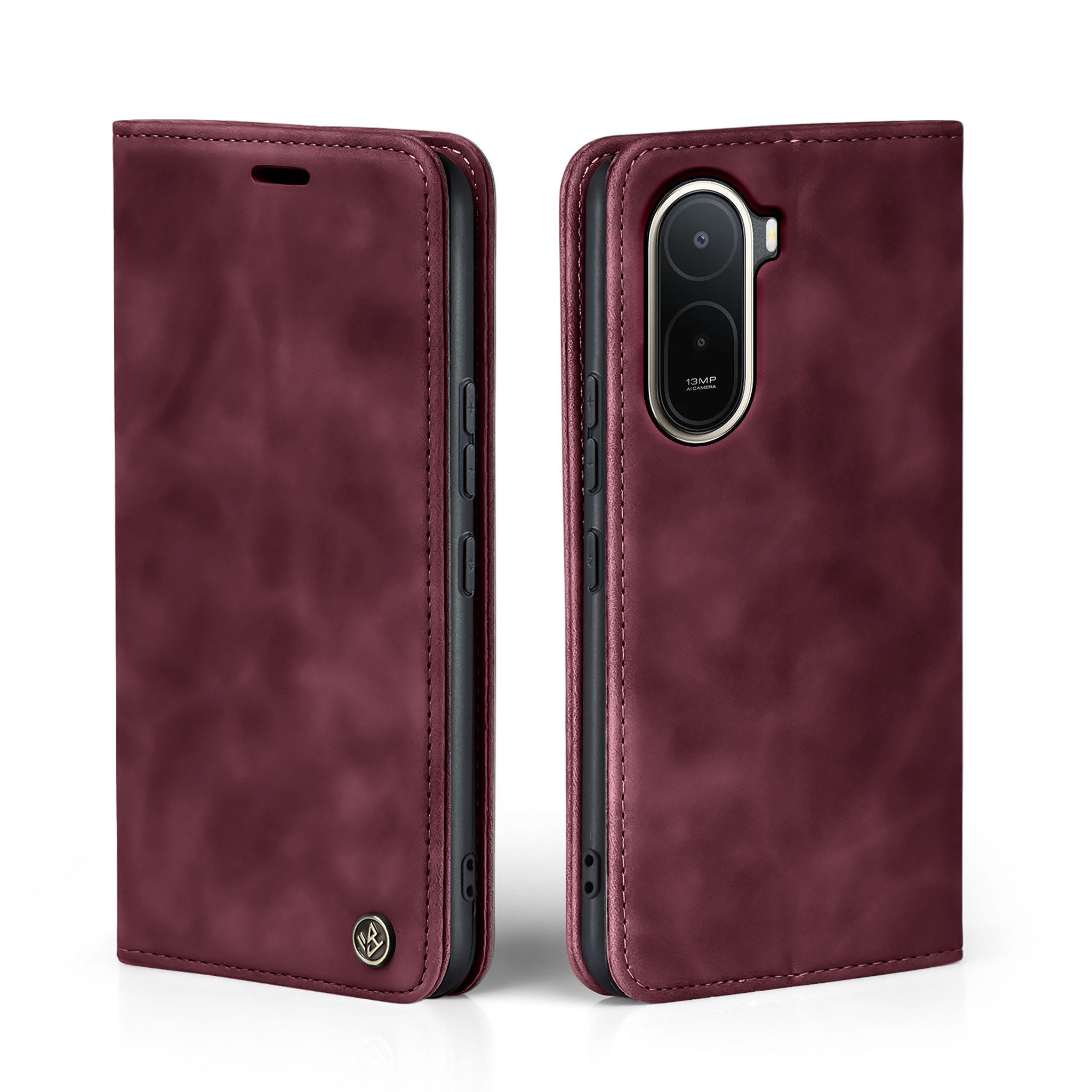 Tec-Expert Handyhülle Handyhülle Tasche Klapp Hülle für Xiaomi Redmi A7 Pro 6.9 Zoll, 6.9, Cover Klapphülle Case mit Kartenfach Fliphülle aufstellbar