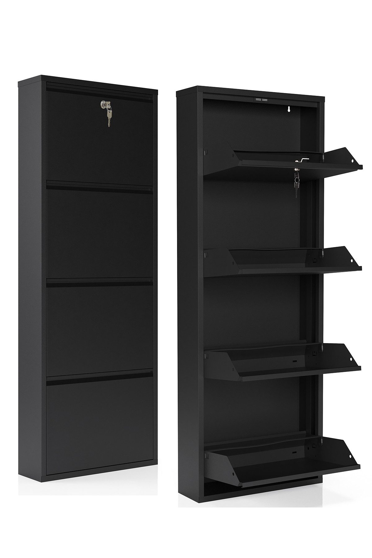 Kaufexpress GmbH Schuhschrank aus Metall, abschließbar, günstig online kaufen