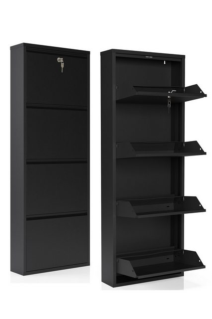 Kaufexpress GmbH Schuhschrank Schuhschrank Metall, 5-türig, abschließbar, R günstig online kaufen