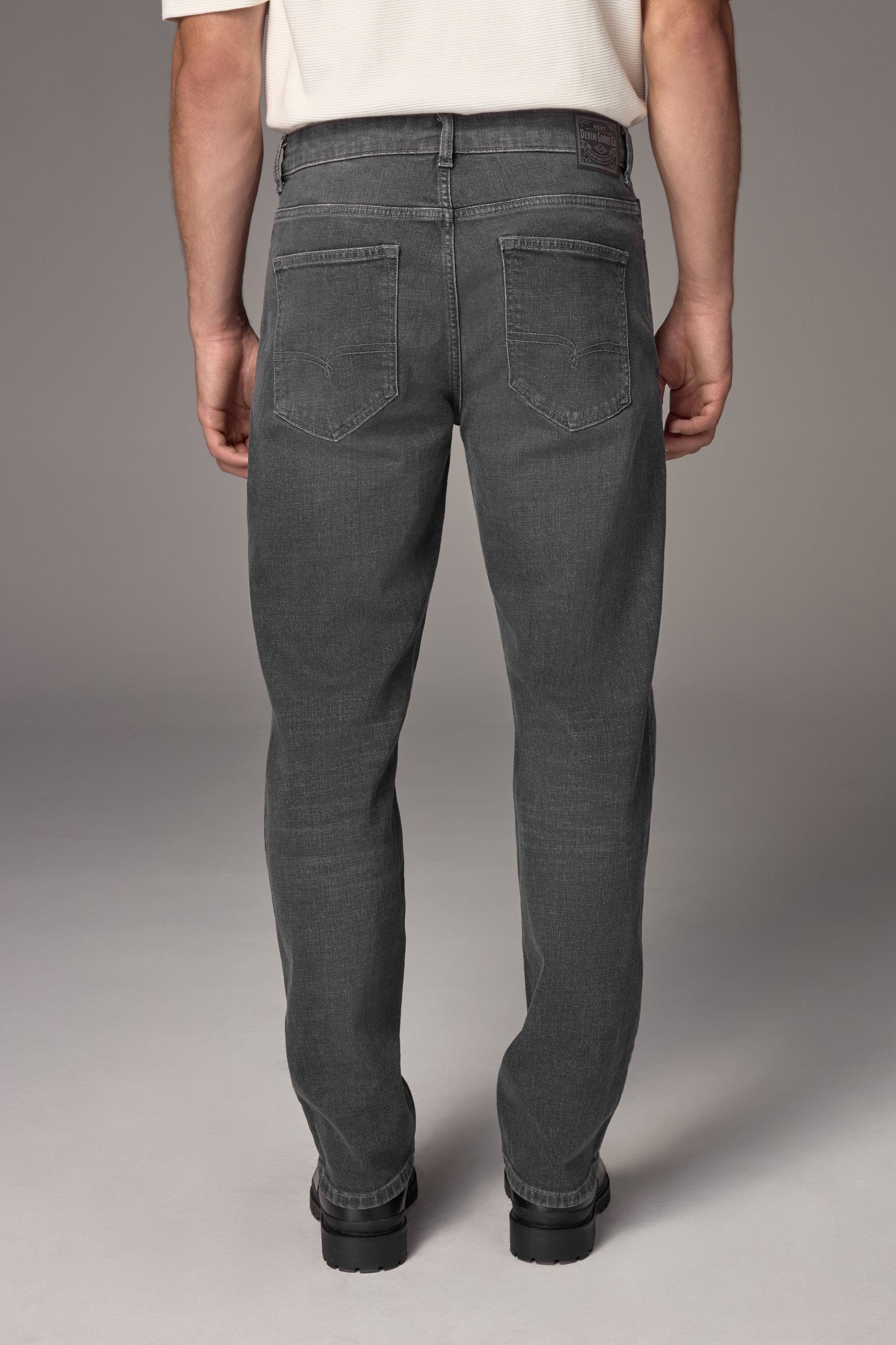 Next Straight-Jeans Authentic Straight Fit Stretchjeans, günstig online kaufen
