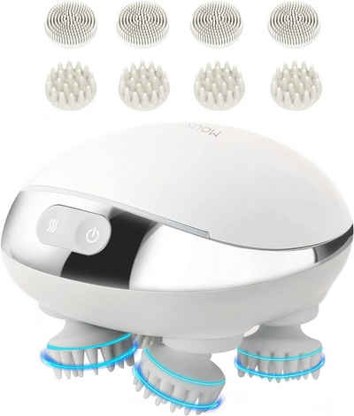 MOUNTRAX Massagegerät, Elektrisches 5-in-1-Kopfhautmassagegerät, tragbares Kopfmassagegerät
