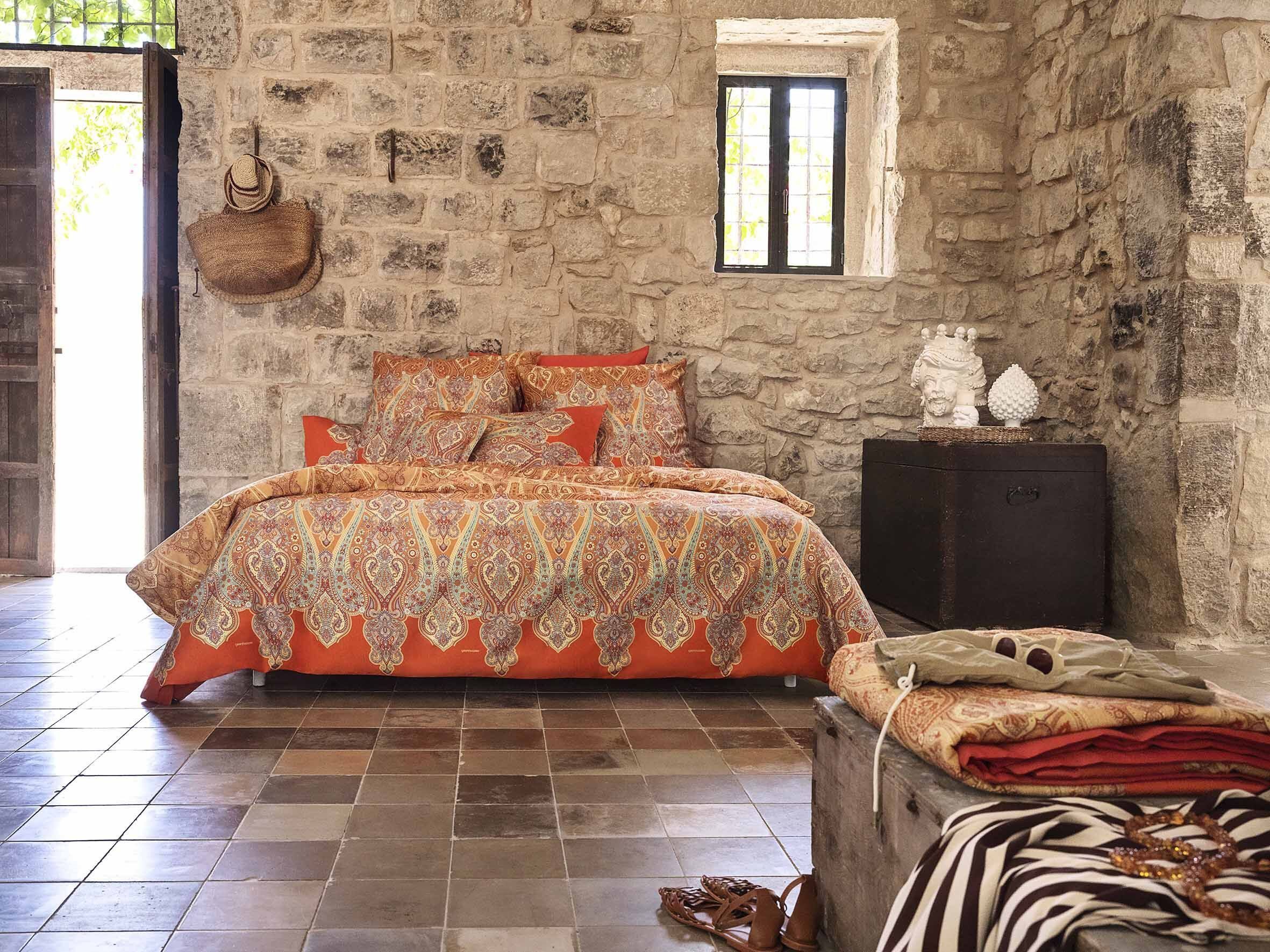 Bassetti Bettwäsche RAGUSA, Satin, 2 teilig, aus satinierter Baumwolle