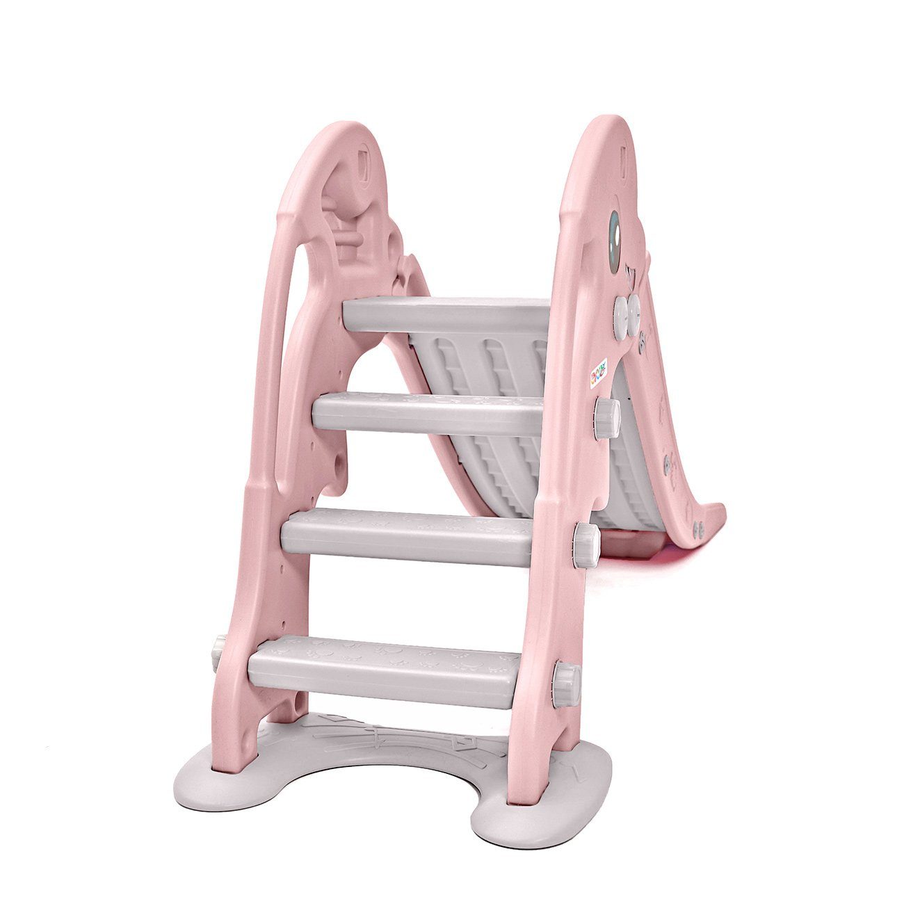 Baby Vivo Indoor-Rutsche Kinderrutsche / Rutsche Gartenrutsche - Delfin in Rosa