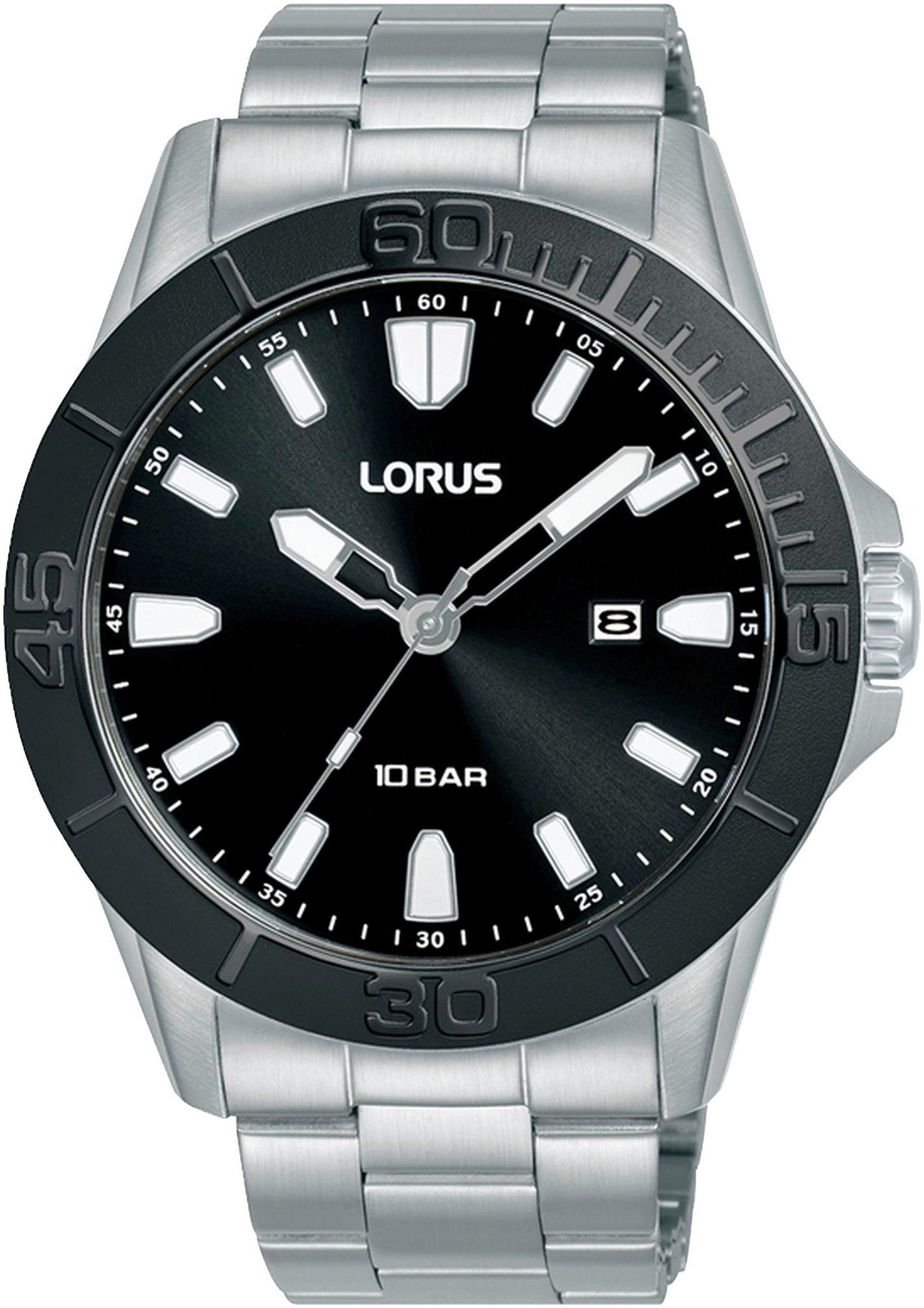 LORUS Quarzuhr RH945QX9, Armbanduhr, Herrenuhr, Datum