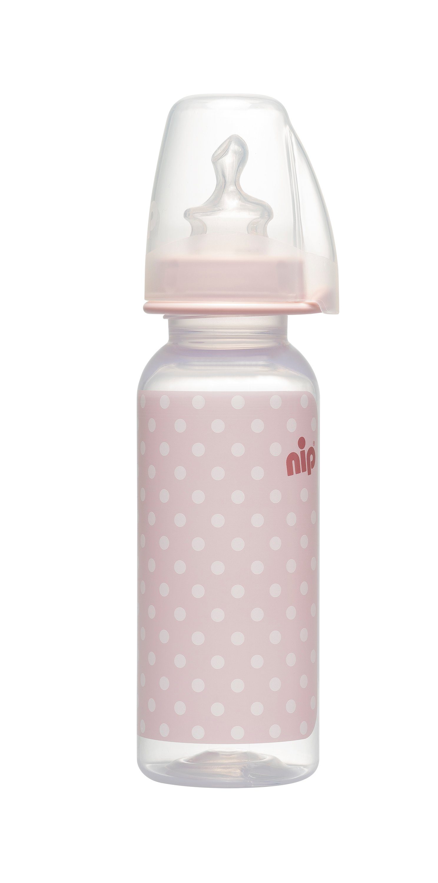 nip Babyflasche Trendy Schmalhals aus 250ml PP Rosa