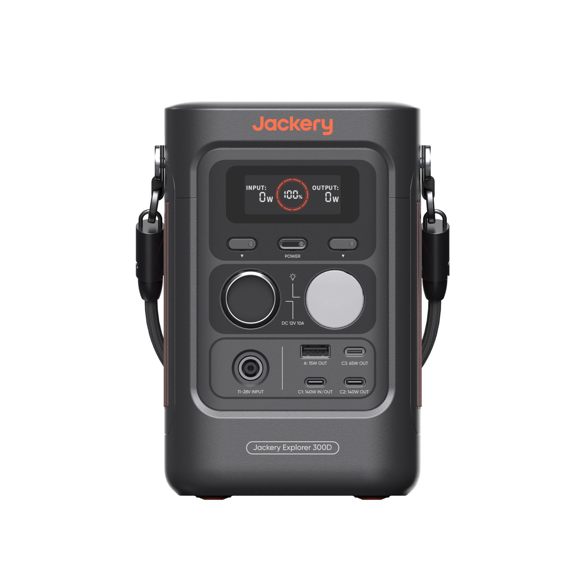 Jackery Explorer 300D tragbare Powerstation 288Wh LFP-Batterie, 300W DC Power, 2x USB-C bis 140W, Powerbank für Camping, Reisen & Wohnmobile 15000 mAh (12 V)