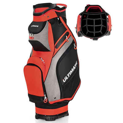 COSTWAY Golfbag-Regenschutz »Golftasche, Golfschlägertasche«, mit 14 Trennwänden, tragbar & wasserabweisend