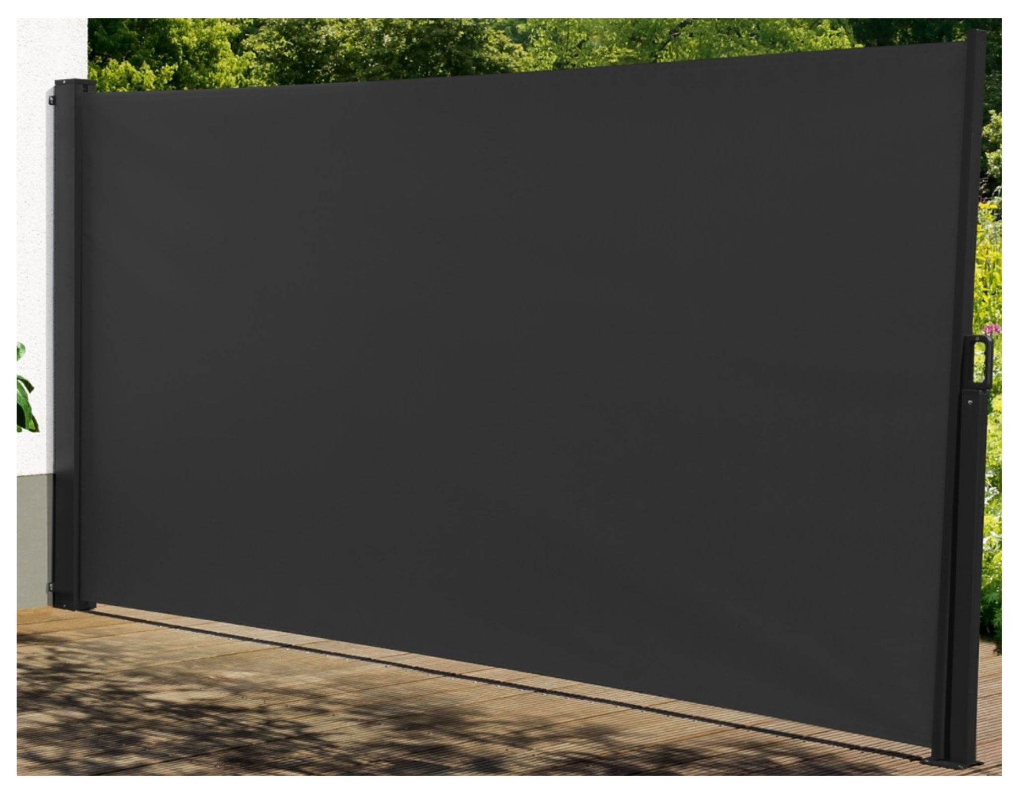 Livarno home Seitenmarkise Seitenmarkise Sonnenschutz Sichtschutz Terasse Balkon 300 x 160 cm – Bild 4 von 5