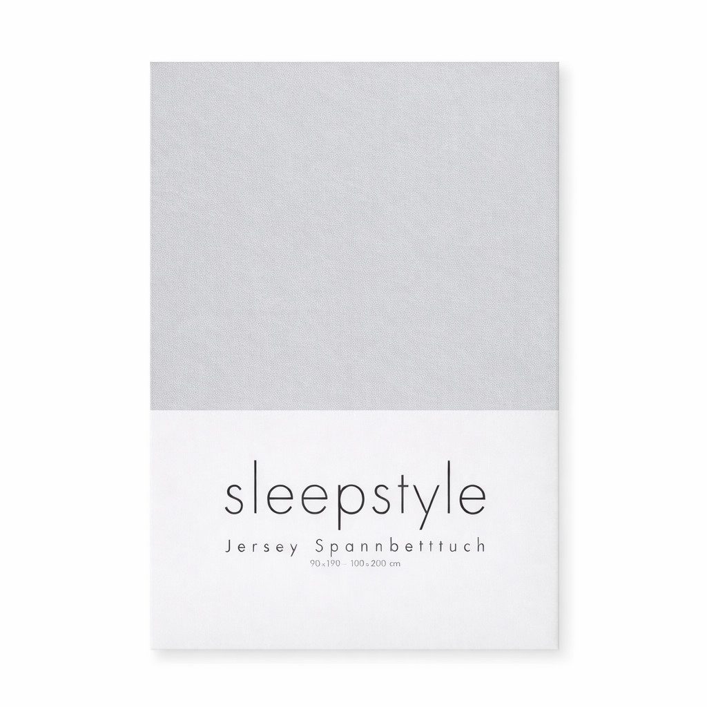 Sleepstyle Spannbettlaken SleepStyle, Jersey, Gummizug: rundum, (1 Stück), 100% Baumwolle