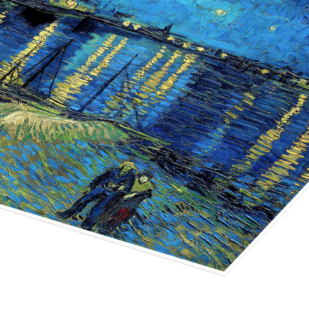 Posterlounge Wandbild Sternennacht über der Rhône, Vincent van Gogh, erhältlich als Poster, Leinwandbild, Wandsticker oder Acrylglasbild