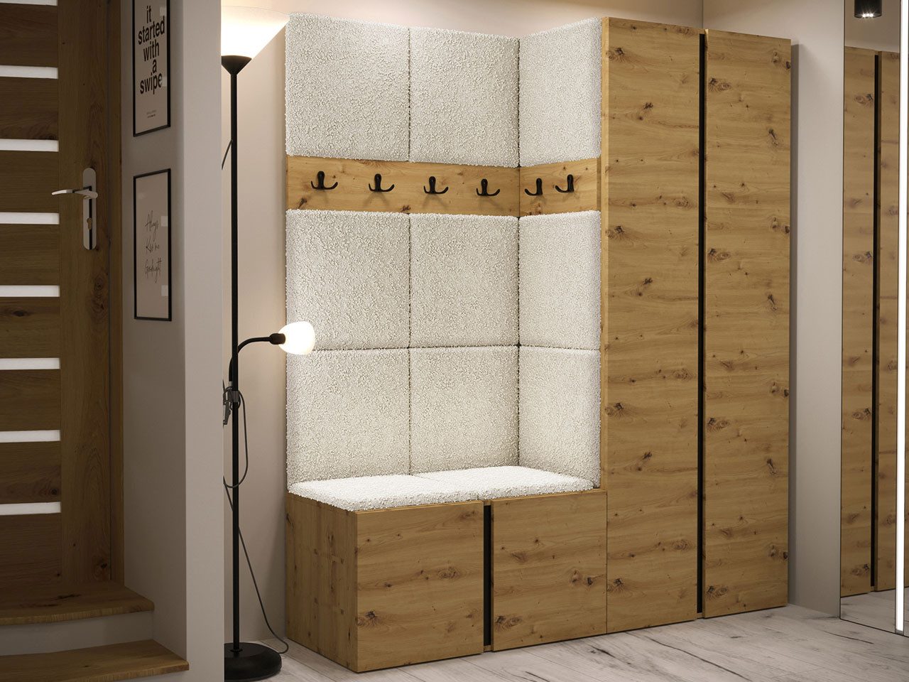 MIRJAN24 Garderoben-Set Orion III, (Komplett-Set, Kleiderschrank, günstig online kaufen