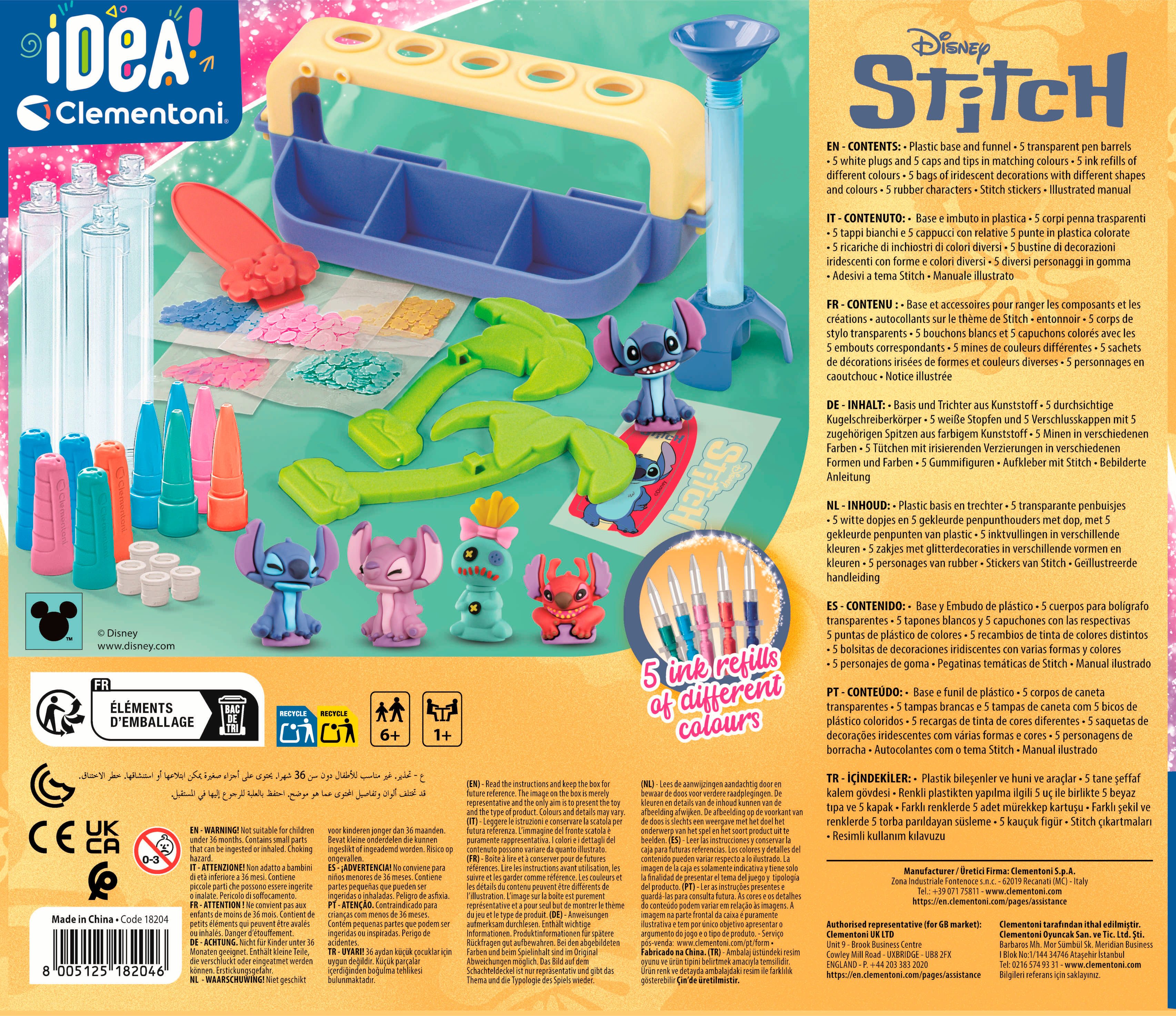 Clementoni® Kreativset Idea, Mein Stift-Atelier - Stitch