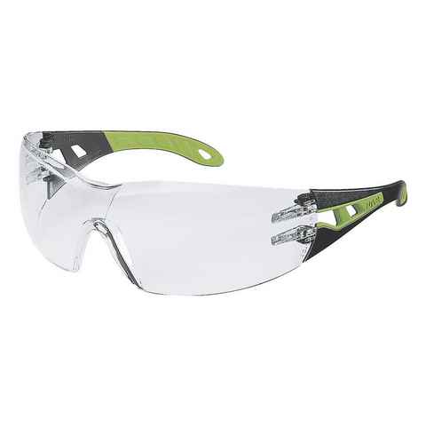 Uvex Arbeitsschutzbrille pheos, kratzfest, antistatisch und mit rutschhemmenden Bügelenden