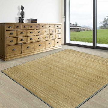 Teppich Marigold, Erhältlich in 7 Größen, Badteppich, Floordirekt, rechteckig, Bambus