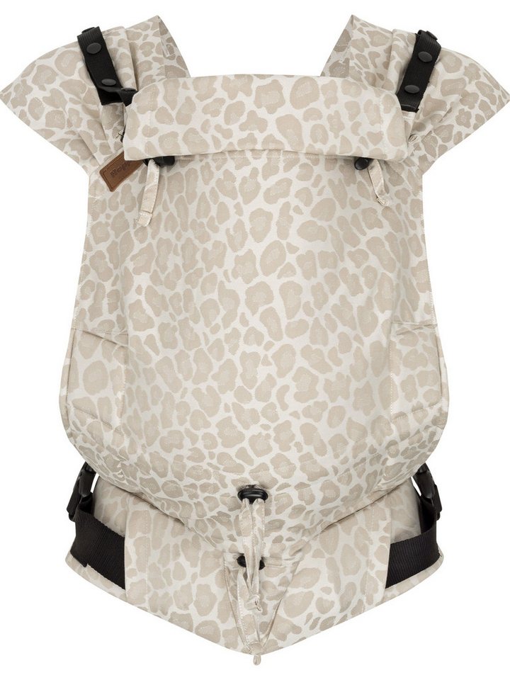 Hoppediz Babytrage Primeo, ab Geburt (2,5 kg) Bauchtrage & Rückentrage aus 100 % Bio-Baumwolle