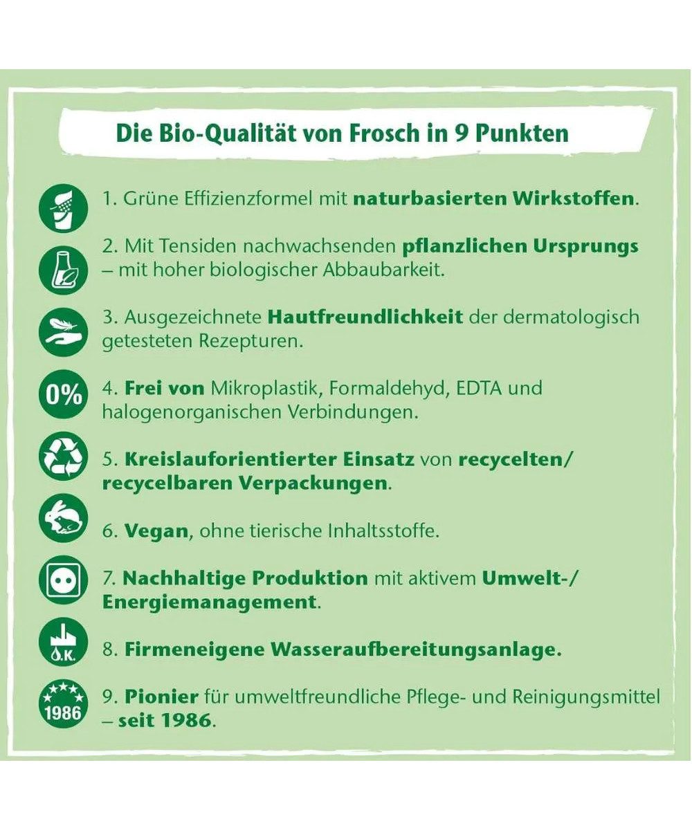FROSCH Frosch Grapefruit Fett-Entferner 0,50 l Küchenreiniger (Packung, [1-St. Fett-Entferner Reinigung aller Oberflächen, Reinigung von Backöfen)