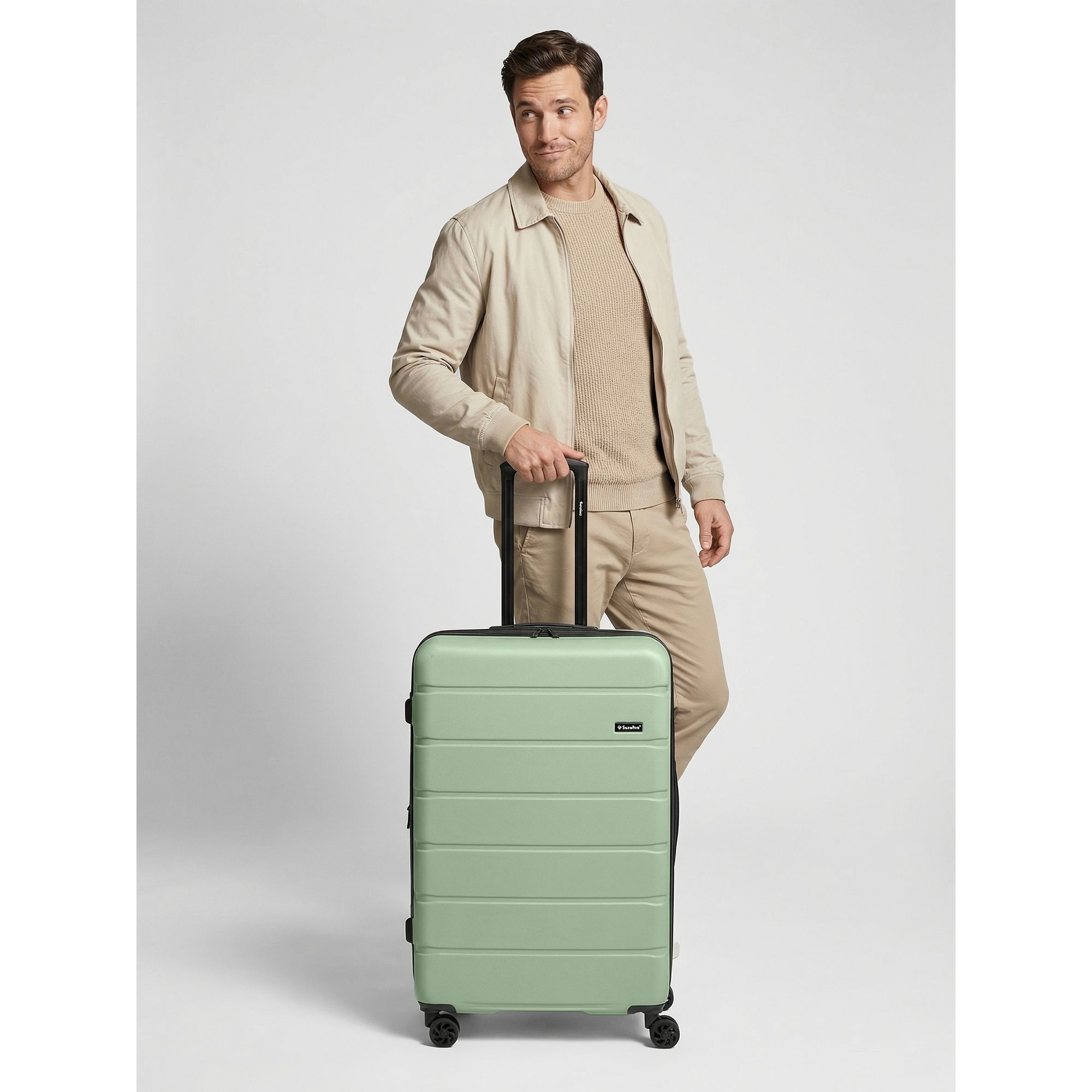 Saxoline® Hartschalen-Trolley Miami, 4 Rollen, ABS