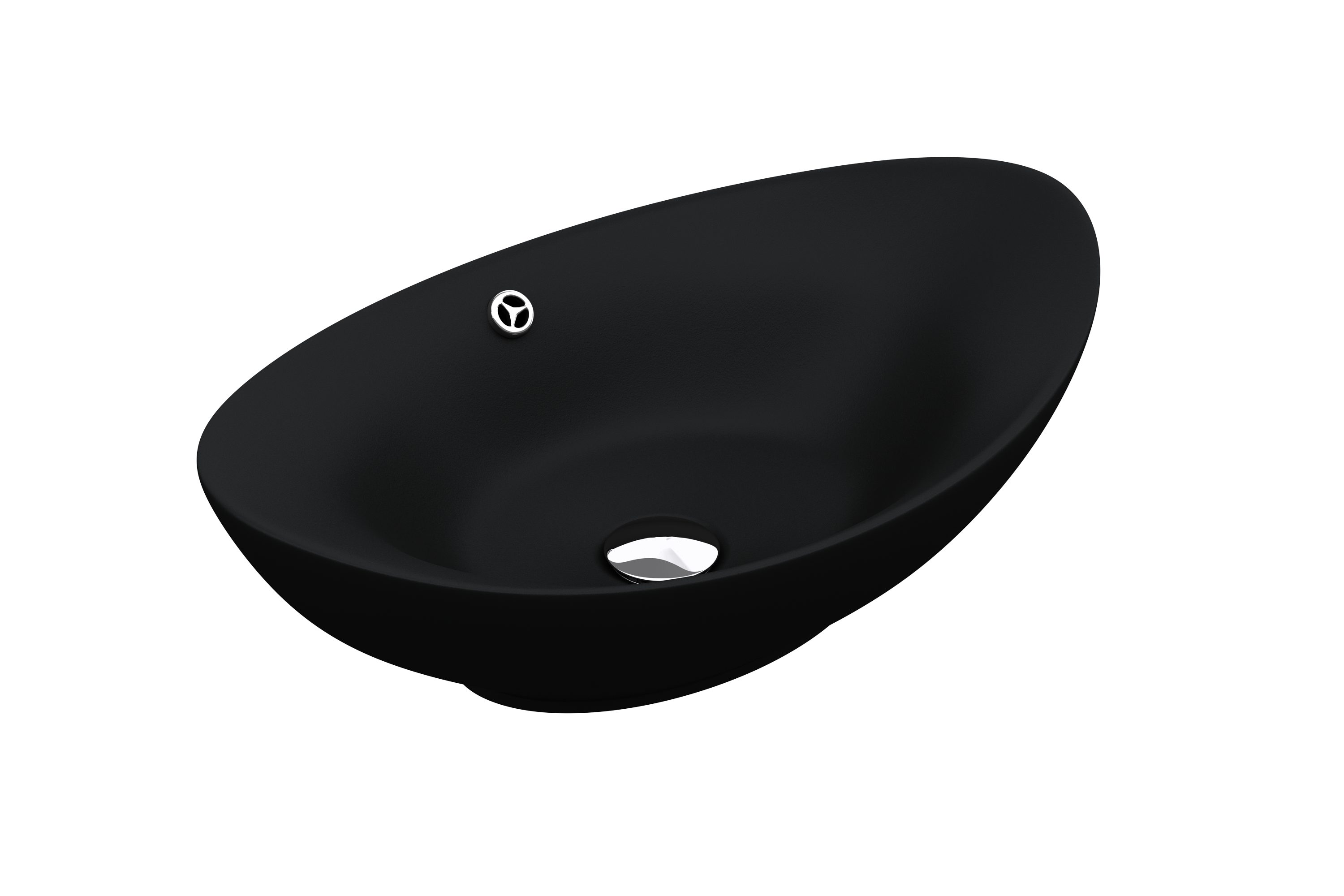 doporro Waschbecken Aufsatzwaschbecken Waschtisch Oval Waschschale Keramik günstig online kaufen