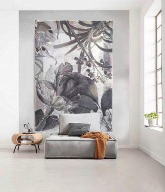 Teppich Magnolia, Guido Maria Kretschmer Home&Living, rechteckig, Höhe: 6 mm, auch als Wandteppich anwendbar, weich, flach, Wohnzimmer, Schlafzimmer