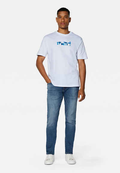 Mavi Rundhalsshirt CREW NECK TEE T-Shirt mit Mavi Print