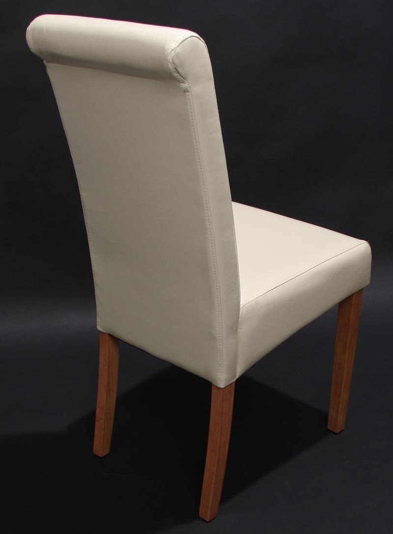 MCW Esszimmerstuhl Lecce II 2er-Set Creme Helle Beine günstig online kaufen