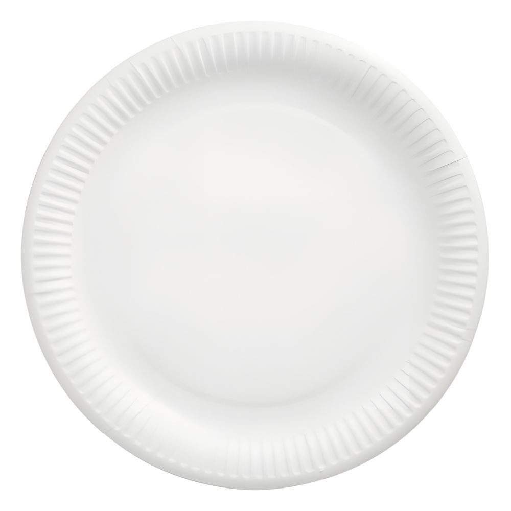 PAPSTAR Pappteller Teller, Pappe pure rund Ø 29 cm weiss 50 Stk