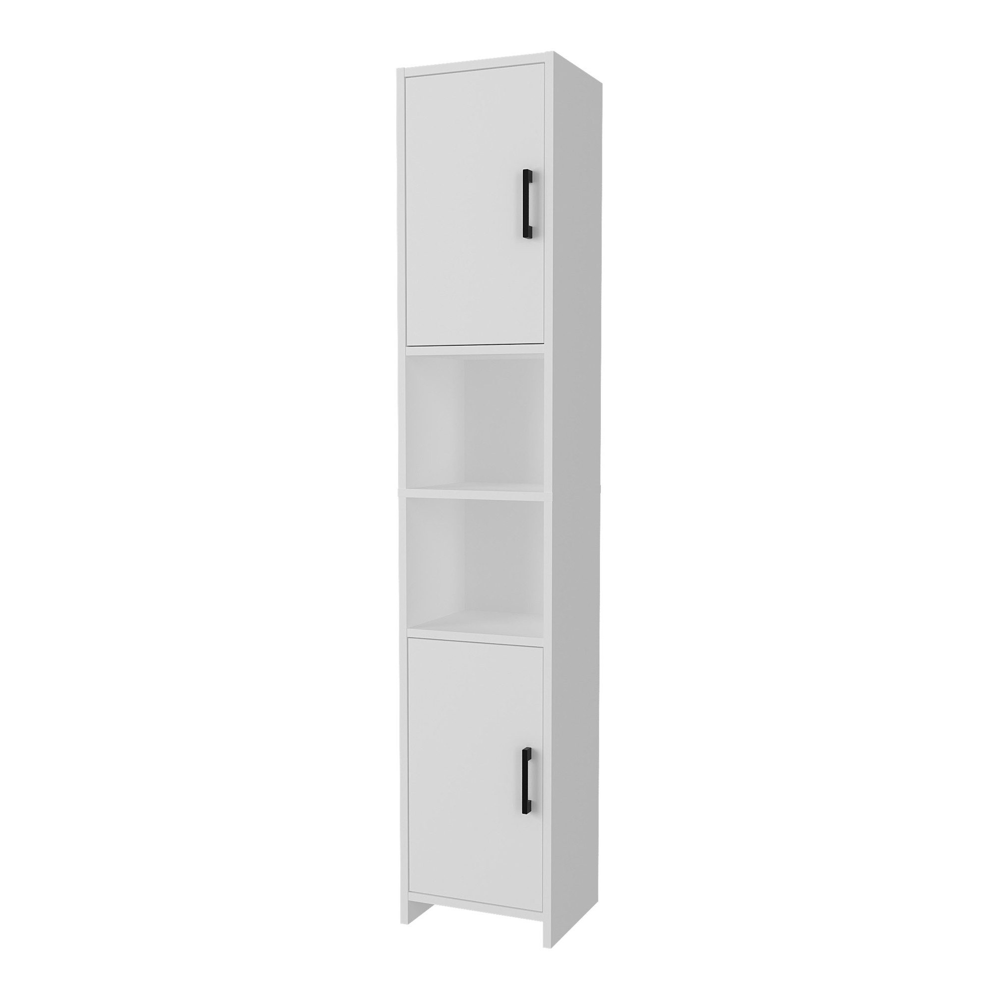 en.casa Hochschrank »Rautrina« mit 2 Türen und 6 Fächern 180 x 35 x 30 cm W günstig online kaufen