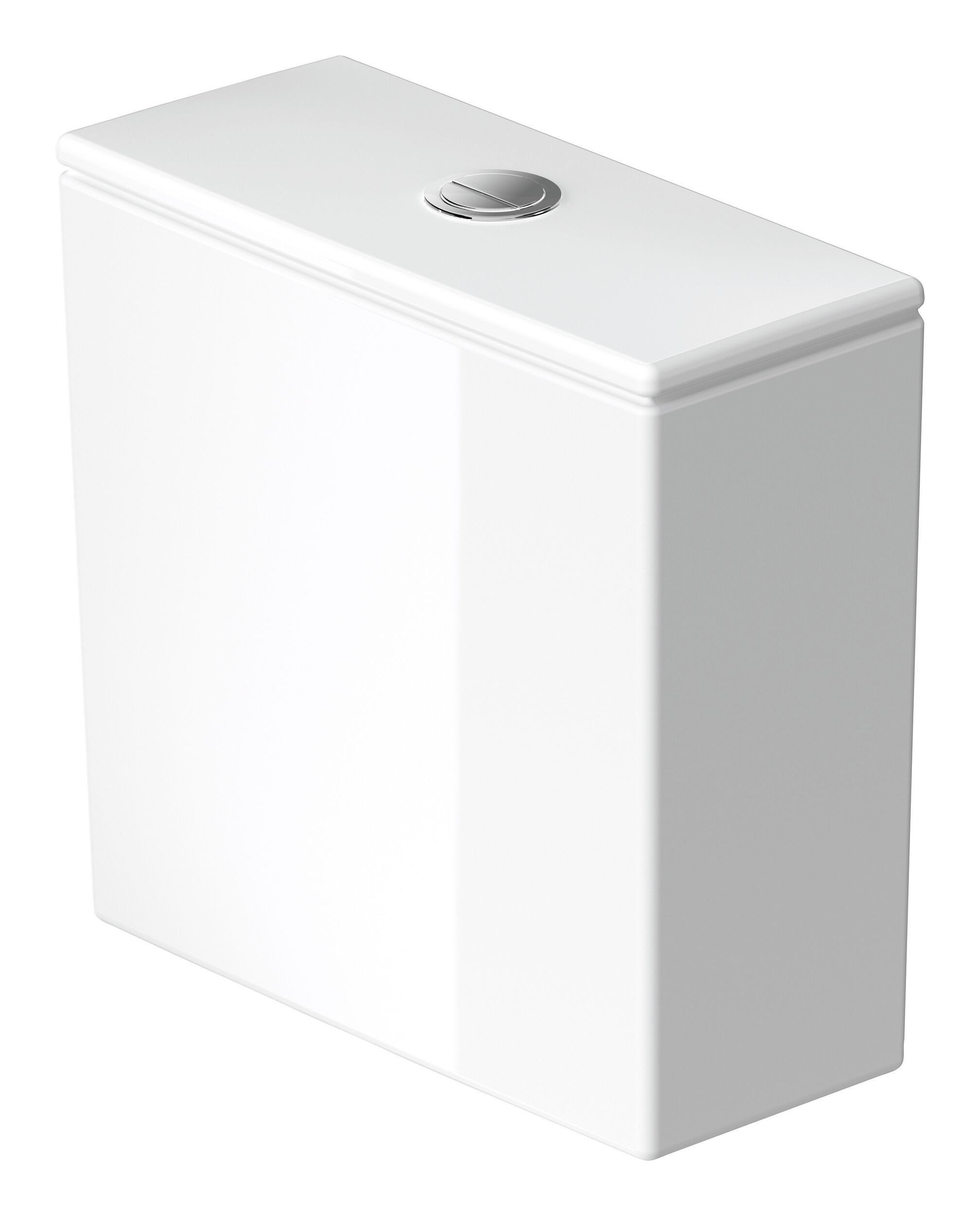 Duravit Spülkasten DuraStyle 3, 6 L Anschluss rechts/links - Weiß Hochglanz