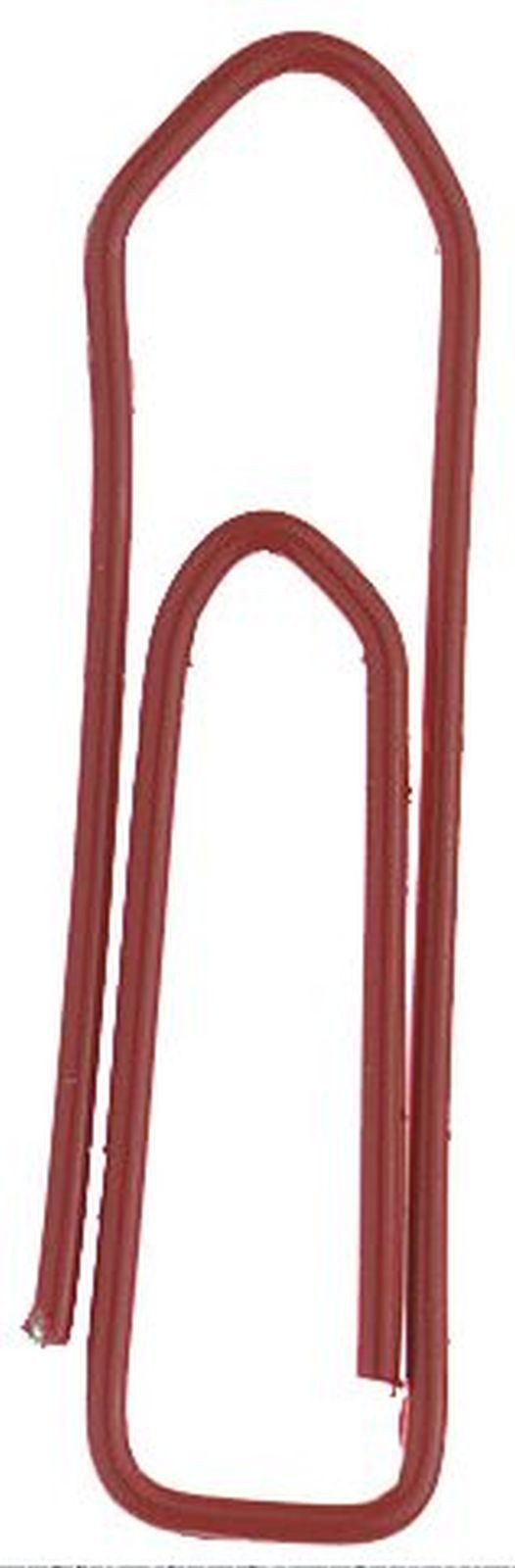 ALCO Büroklammer Briefklammer Metall lackiert 26mm rot VE=1000 Stück
