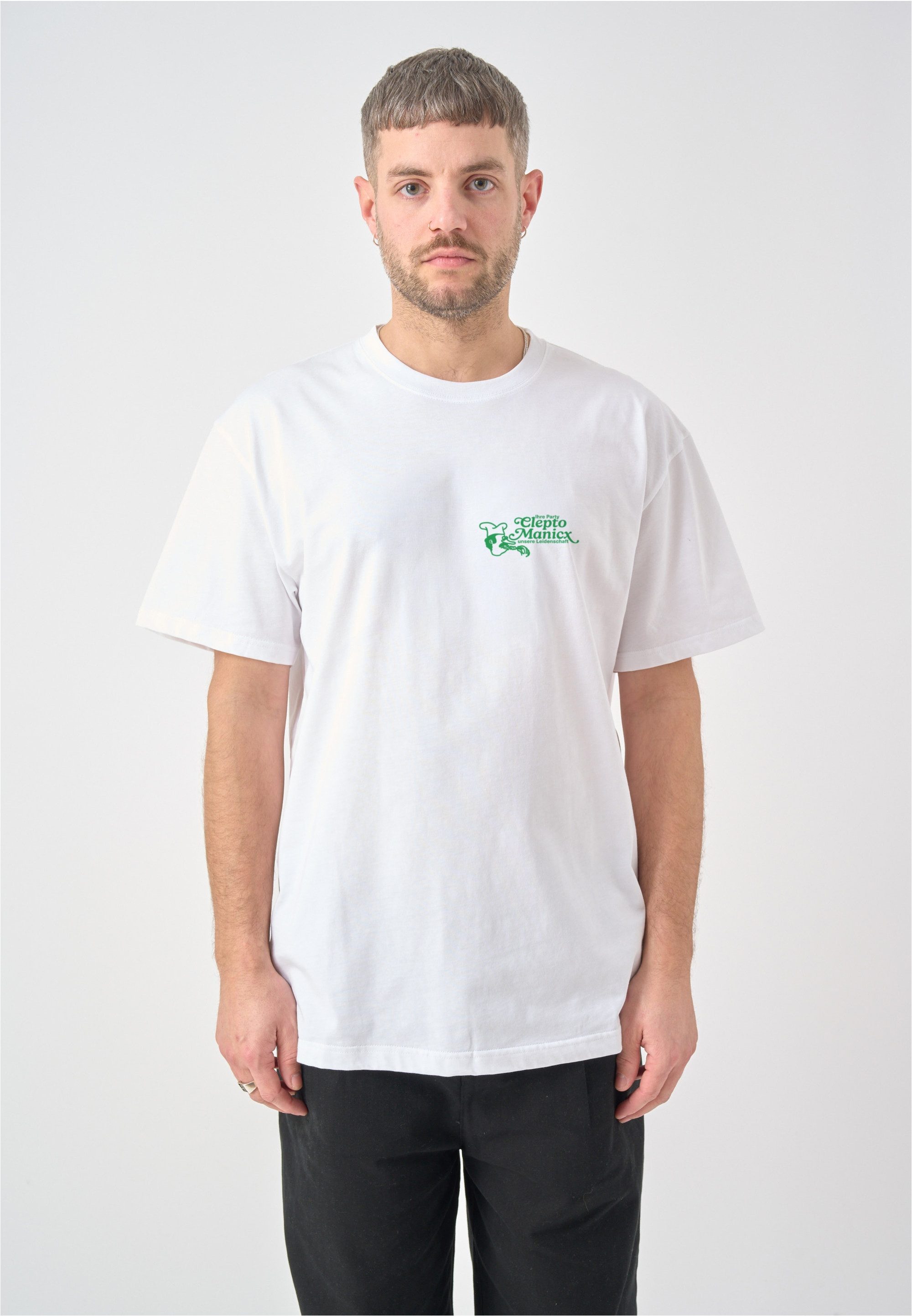 Cleptomanicx T-Shirt Partyservice mit großem Rückenprint